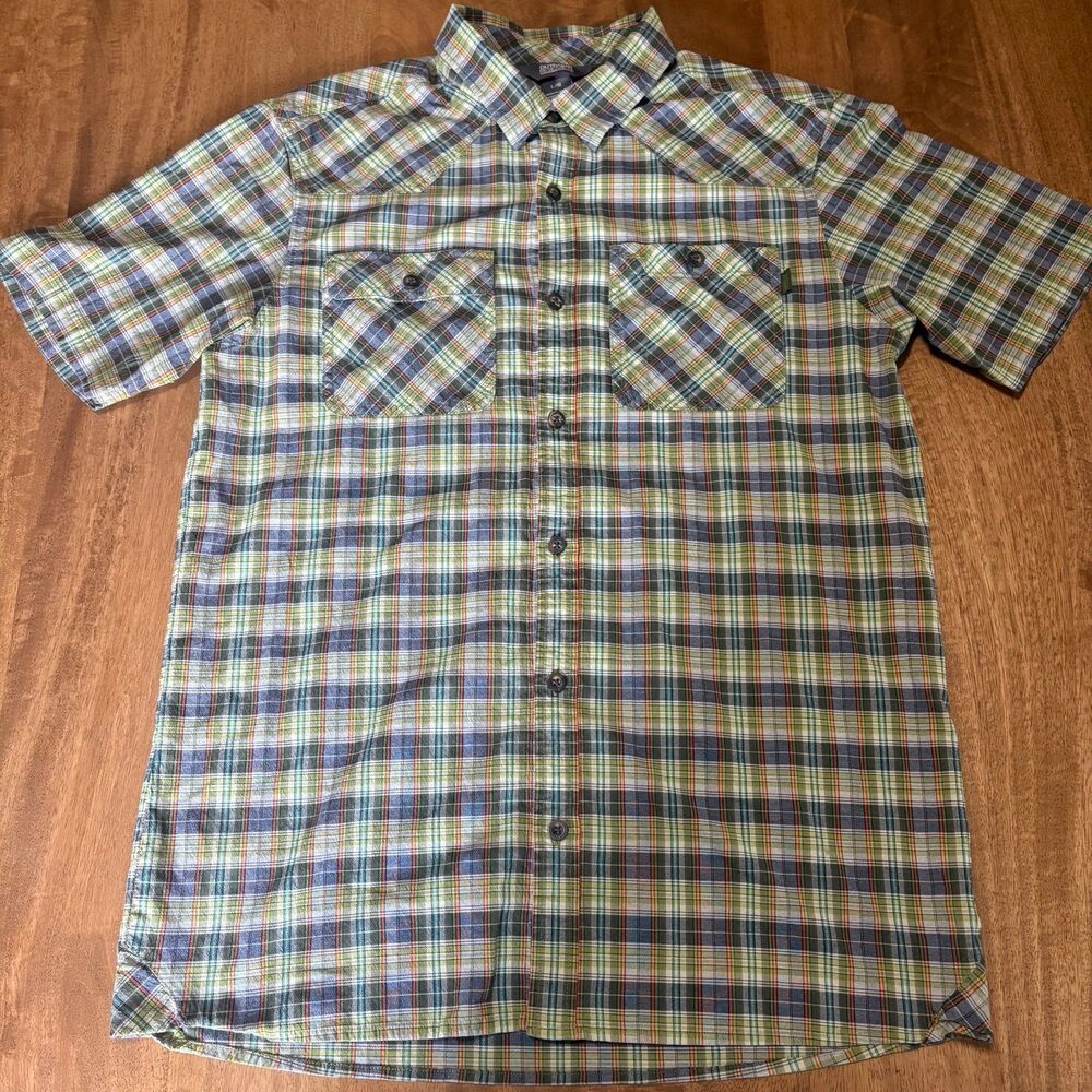 Outdoor Research Men’s Button-Up Shirt Size L Green Hiking Outdoor